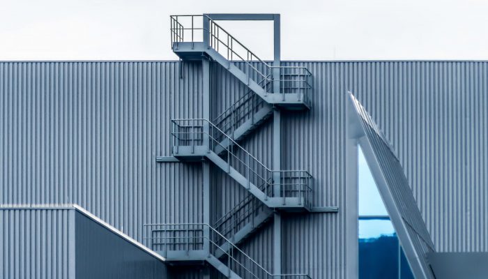 Escada metálica no Rio de Janeiro - RJ